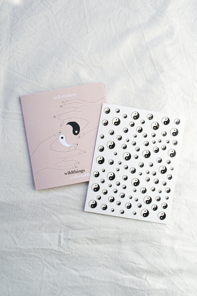 Nail stickers Yin Yang-abc