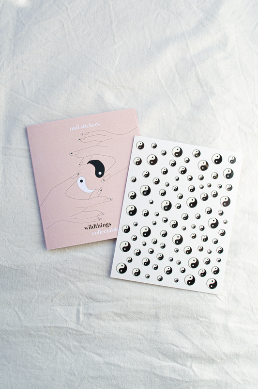 Nail stickers Yin Yang-abc