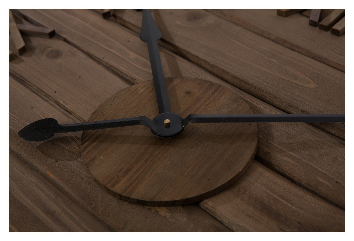 Round Panel Fir Wood Roman Numeral 80cm Clock-Accessories-Home & Giftware-Default Title---abc