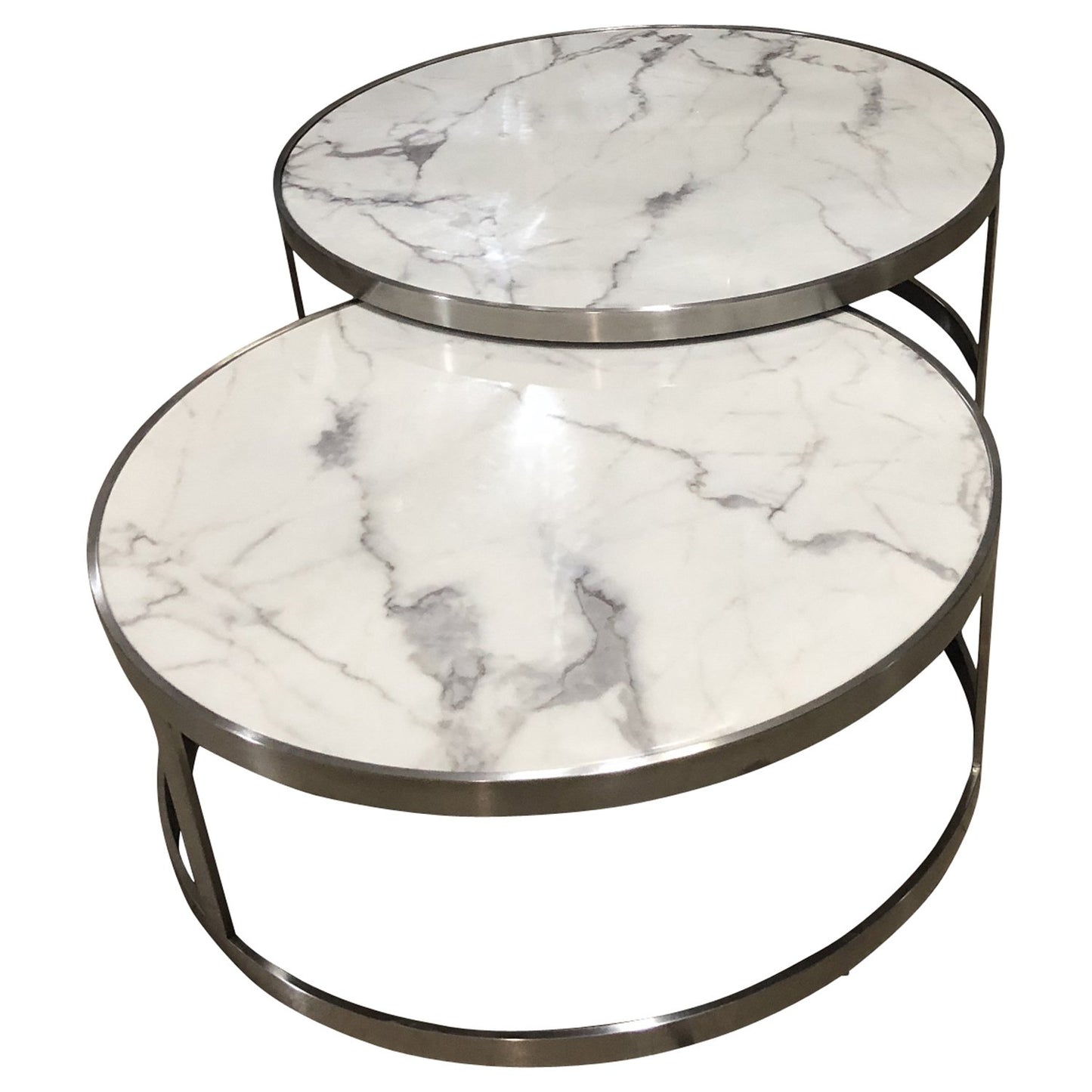 Sterling Coffee Table Set White Marble-Living-Future Classics Furniture-Default Title---abc
