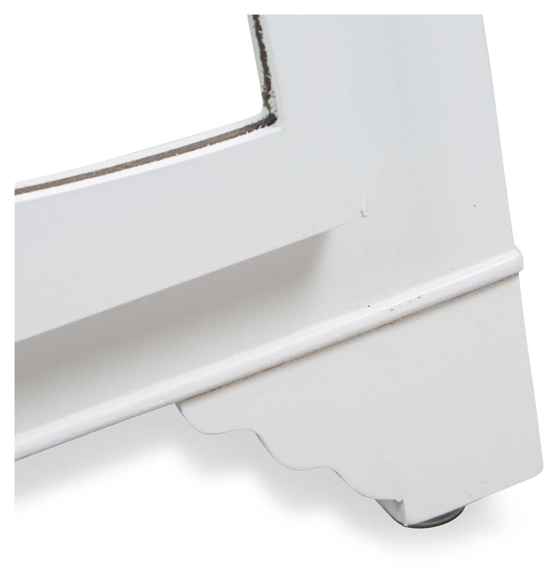 Wooden 3 Draw Lattice Mirrored Cabinet-Living-Home & Giftware-Default Title---abc