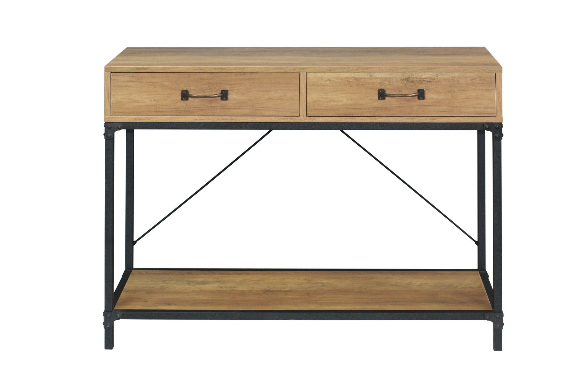 Soho Console Table with Metal Legs - Natural-Living-Home & Giftware-Default Title---abc