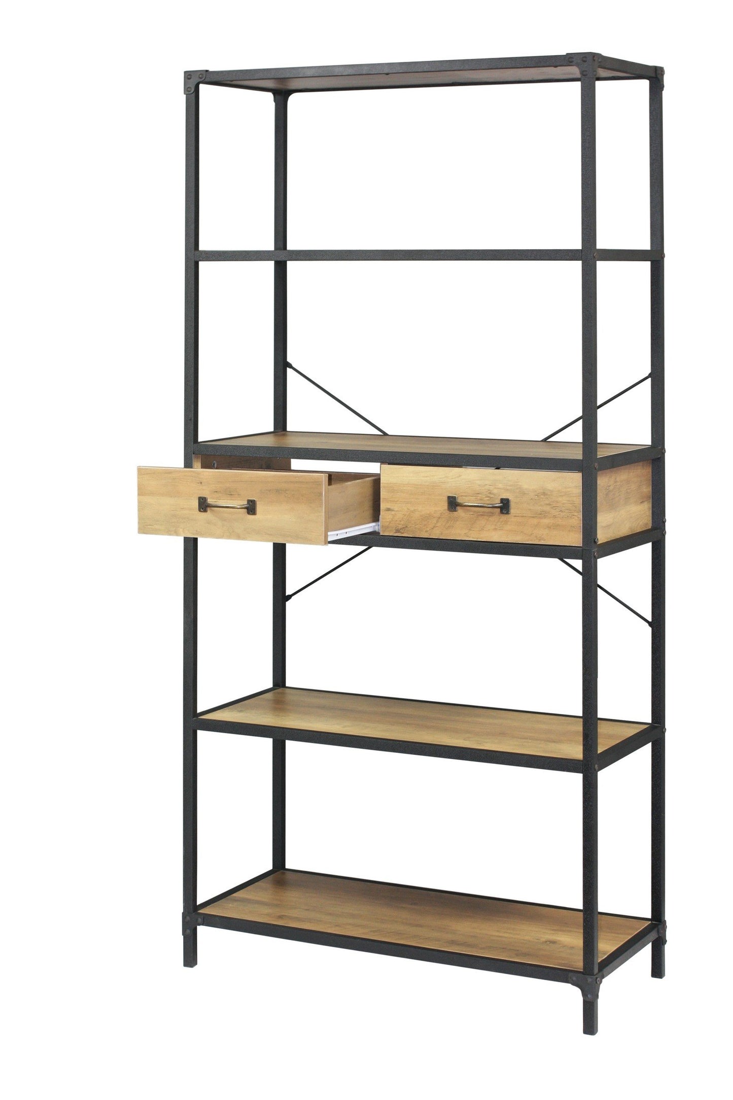 Soho Two Drawer Shelving Unit - Natural-Living-Home & Giftware-Default Title---abc