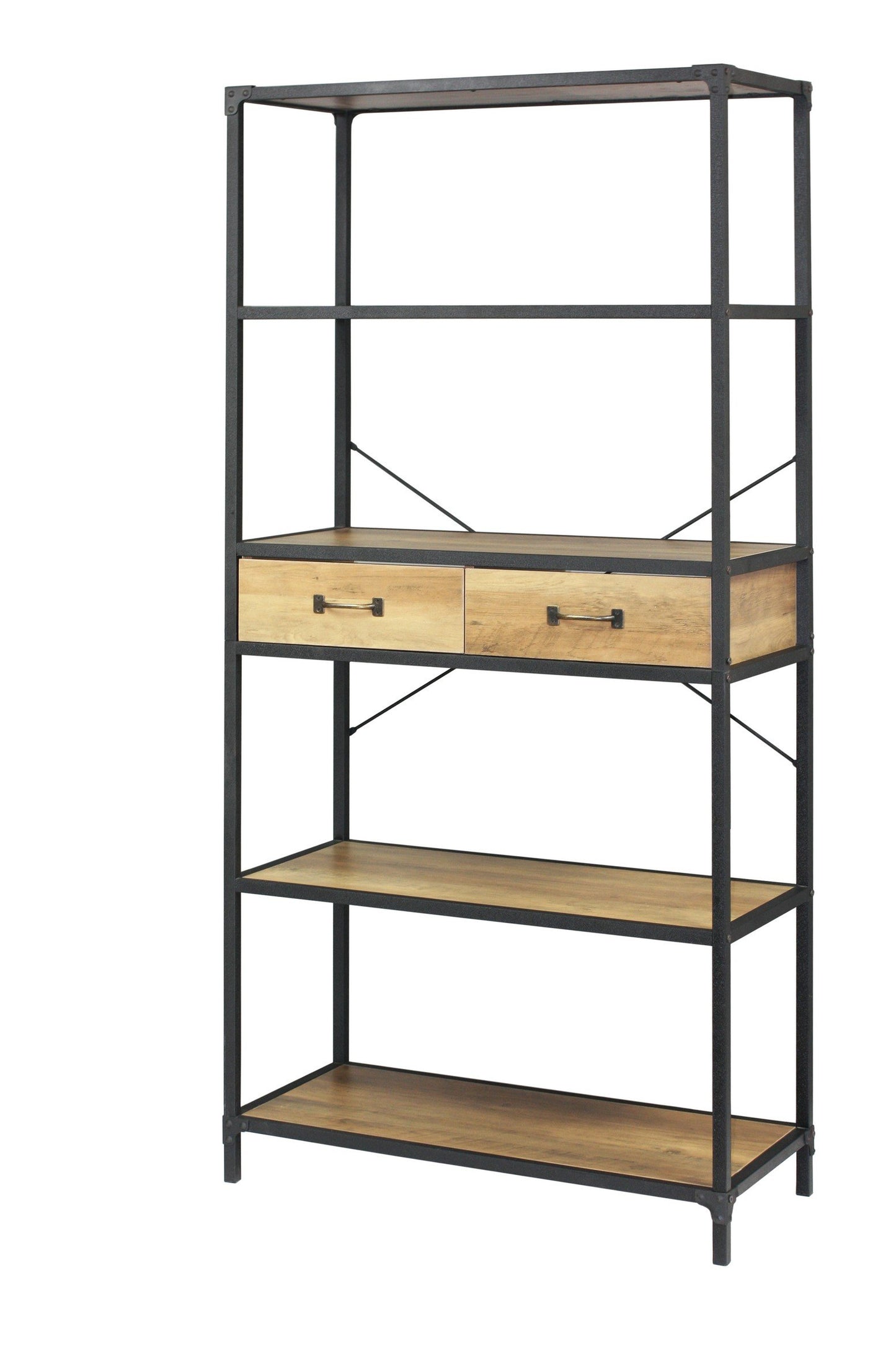 Soho Two Drawer Shelving Unit - Natural-Living-Home & Giftware-Default Title---abc