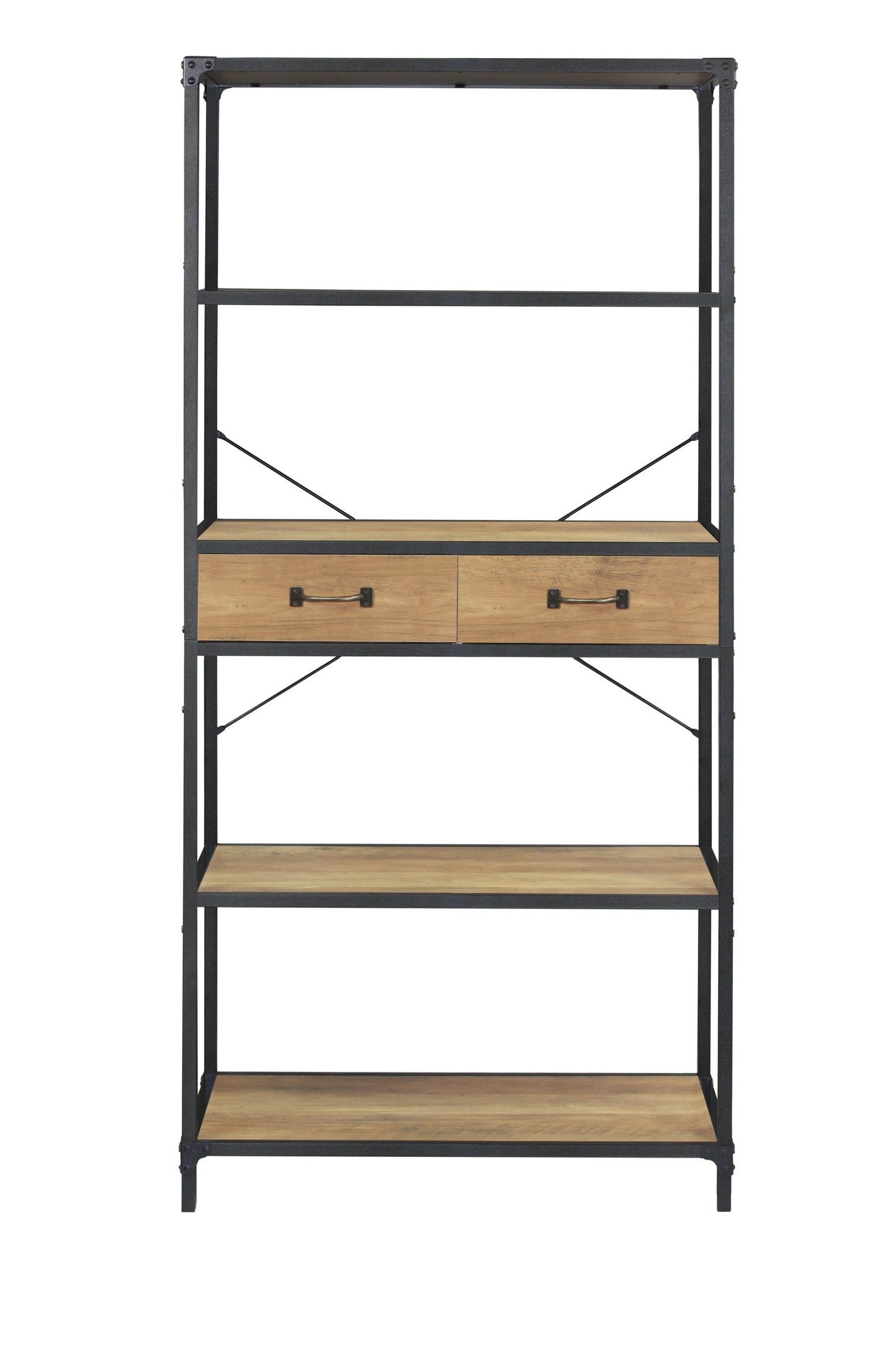 Soho Two Drawer Shelving Unit - Natural-Living-Home & Giftware-Default Title---abc
