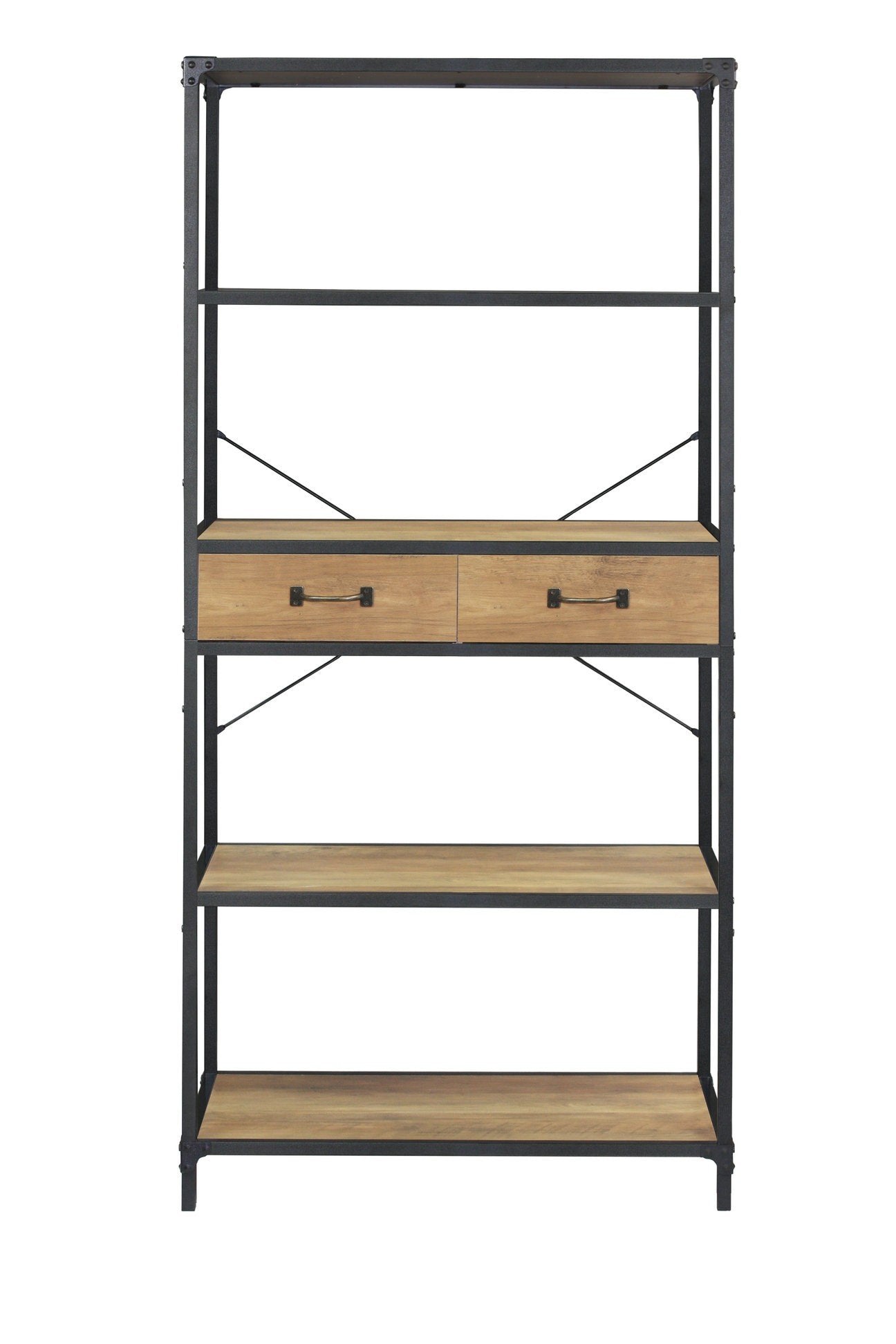 Soho Two Drawer Shelving Unit - Natural-Living-Home & Giftware-Default Title---abc