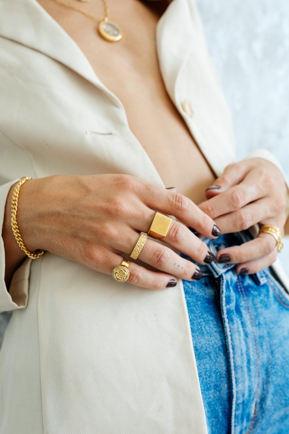 Sauvage ring gold plated-Ring-wildthings_collectables-1 (US 6.5 / 16.9 mm)-Gold plated--abc