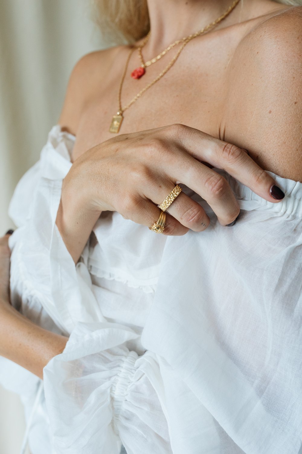 Scarab pinky ring gold plated-Ring-wildthings_collectables-1 (US 3.5 / 14.5mm)-Gold plated--abc