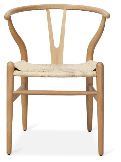 Wishbone Beechwood Chair - Natural-Living-Home & Giftware-Default Title---abc