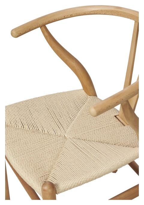Wishbone Beechwood Chair - Natural-Living-Home & Giftware-Default Title---abc