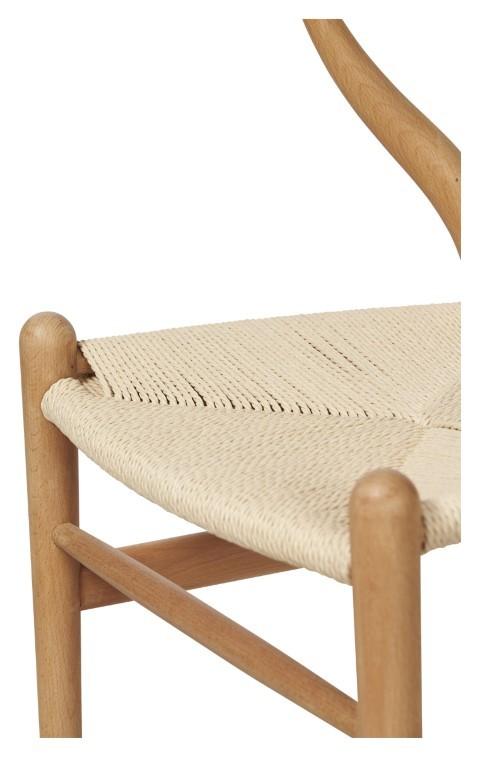 Wishbone Beechwood Chair - Natural-Living-Home & Giftware-Default Title---abc