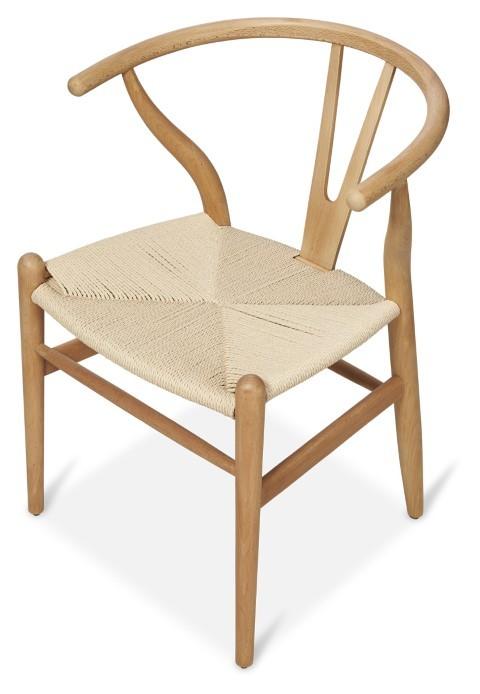 Wishbone Beechwood Chair - Natural-Living-Home & Giftware-Default Title---abc