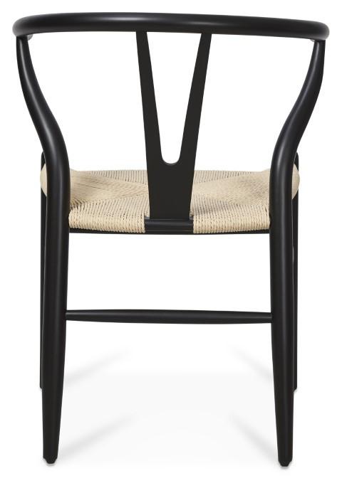 Wishbone Beechwood Chair - Black-Living-Home & Giftware-Default Title---abc