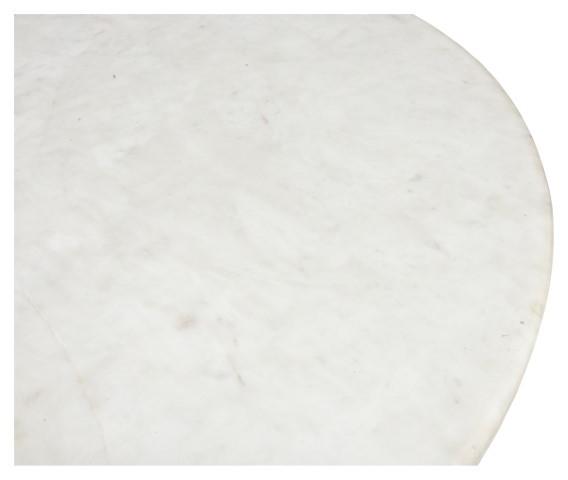 Pedastal Marble Iron Dining Table - Antique Brass-Dining-Home & Giftware-Default Title---abc