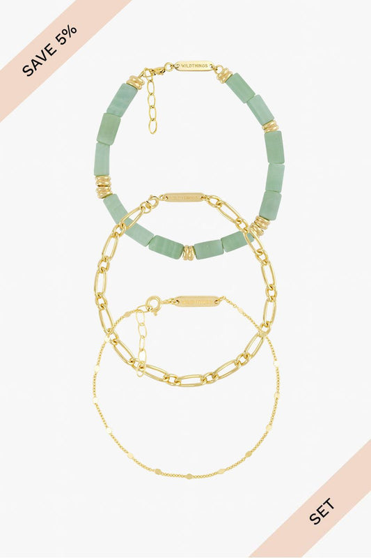 Golden bay set gold plated-abc