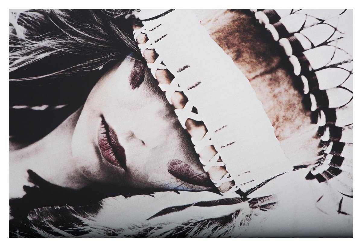 Boho Babe Wall Art with Frame-abc