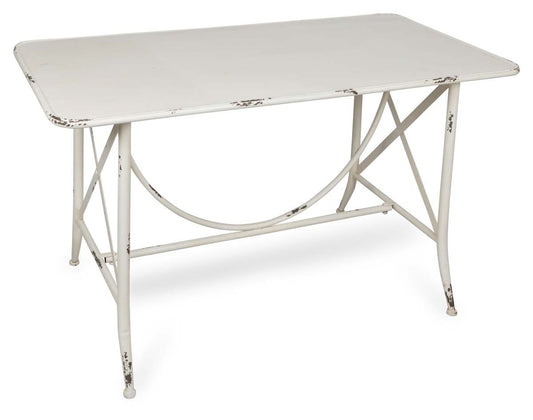 Metal Six Seater Rectangular Table-abc