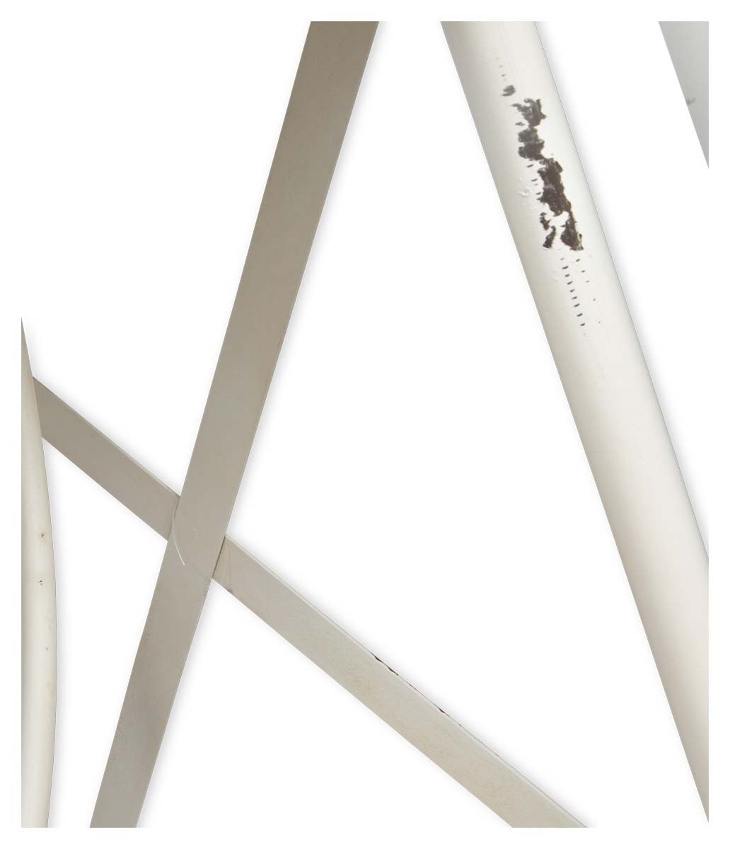 Metal Six Seater Rectangular Table-abc