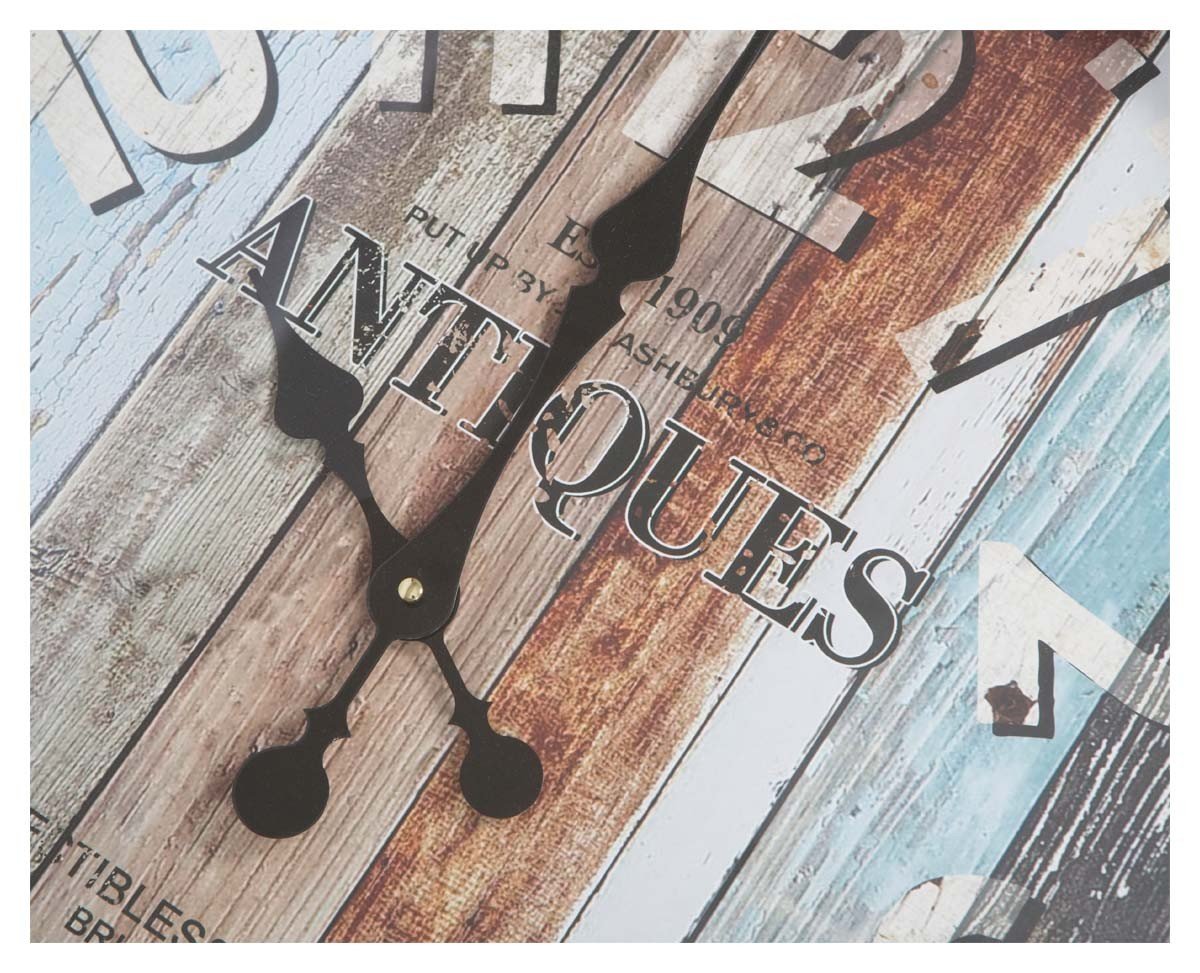 Hamptons Iron Fob Wall Clock-abc