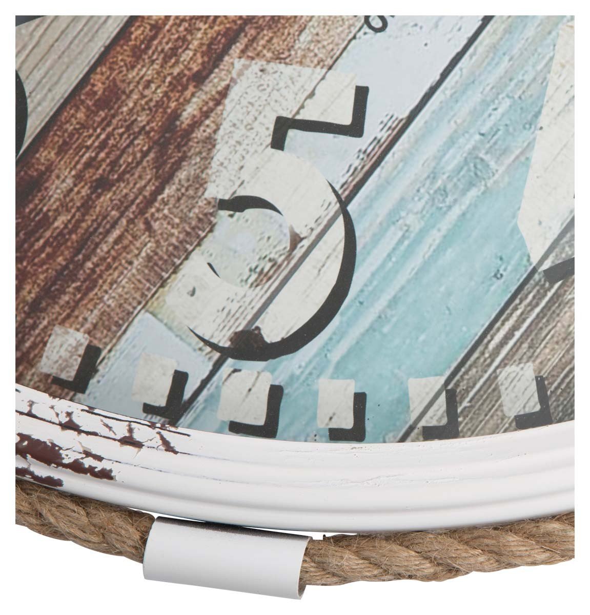 Hamptons Iron Fob Wall Clock-abc