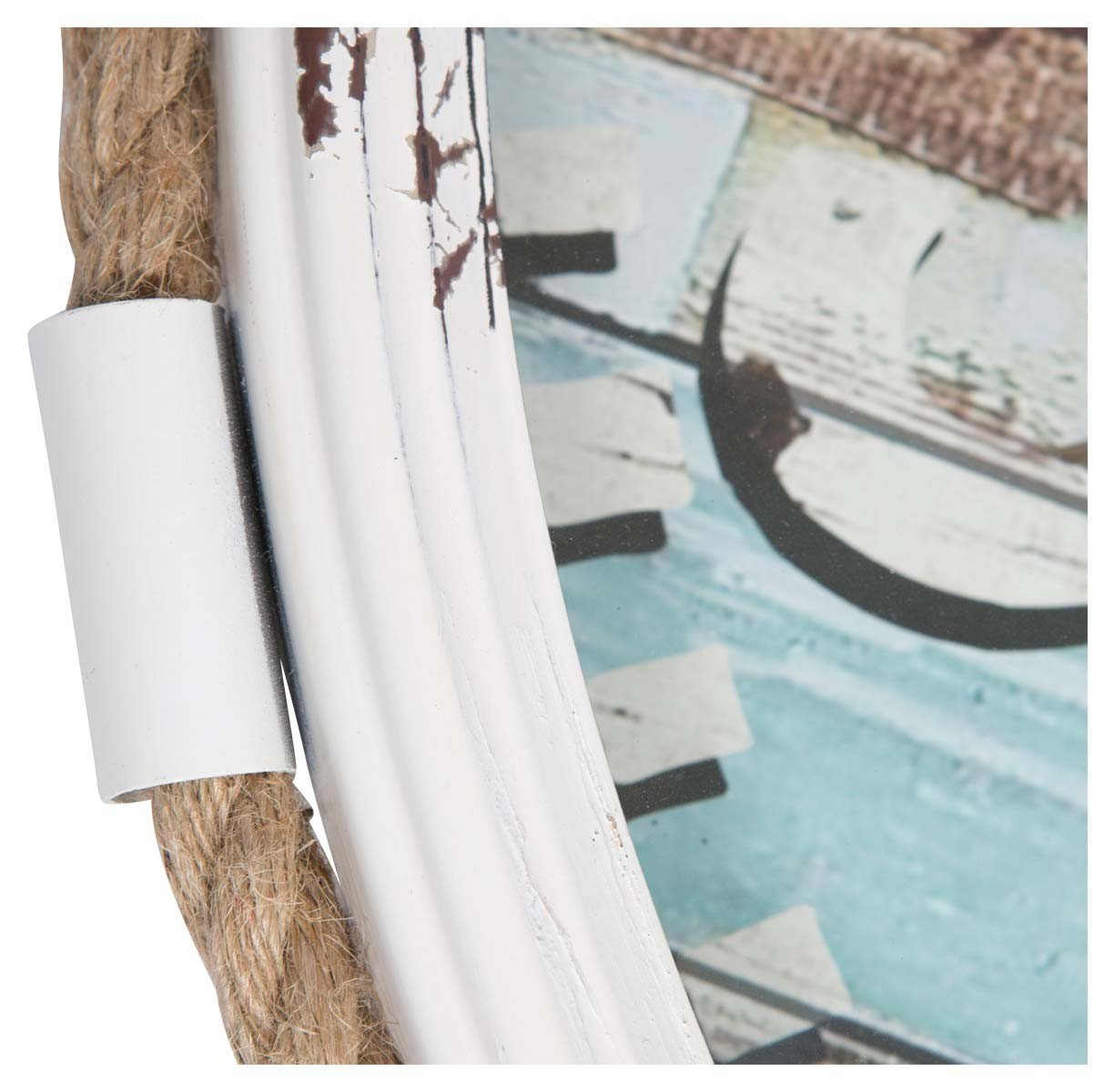 Hamptons Iron Fob Wall Clock-abc