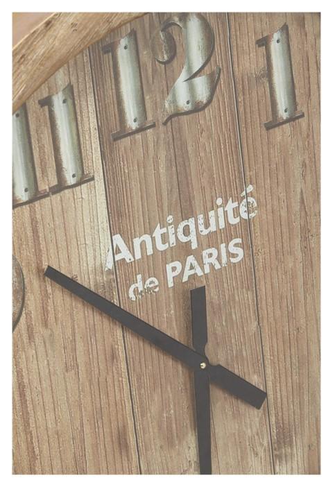 Wooden Paris Classic Clock - Natural-Accessories-Home & Giftware-Default Title---abc