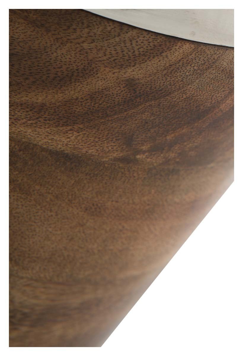 Pinda Wood and Aluminium Flower Vase Small-Accessories-Home & Giftware-Default Title---abc