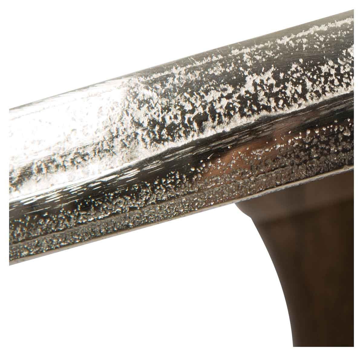 Pinda Aluminium and Wood Side Table Small-Living-Home & Giftware-Default Title---abc