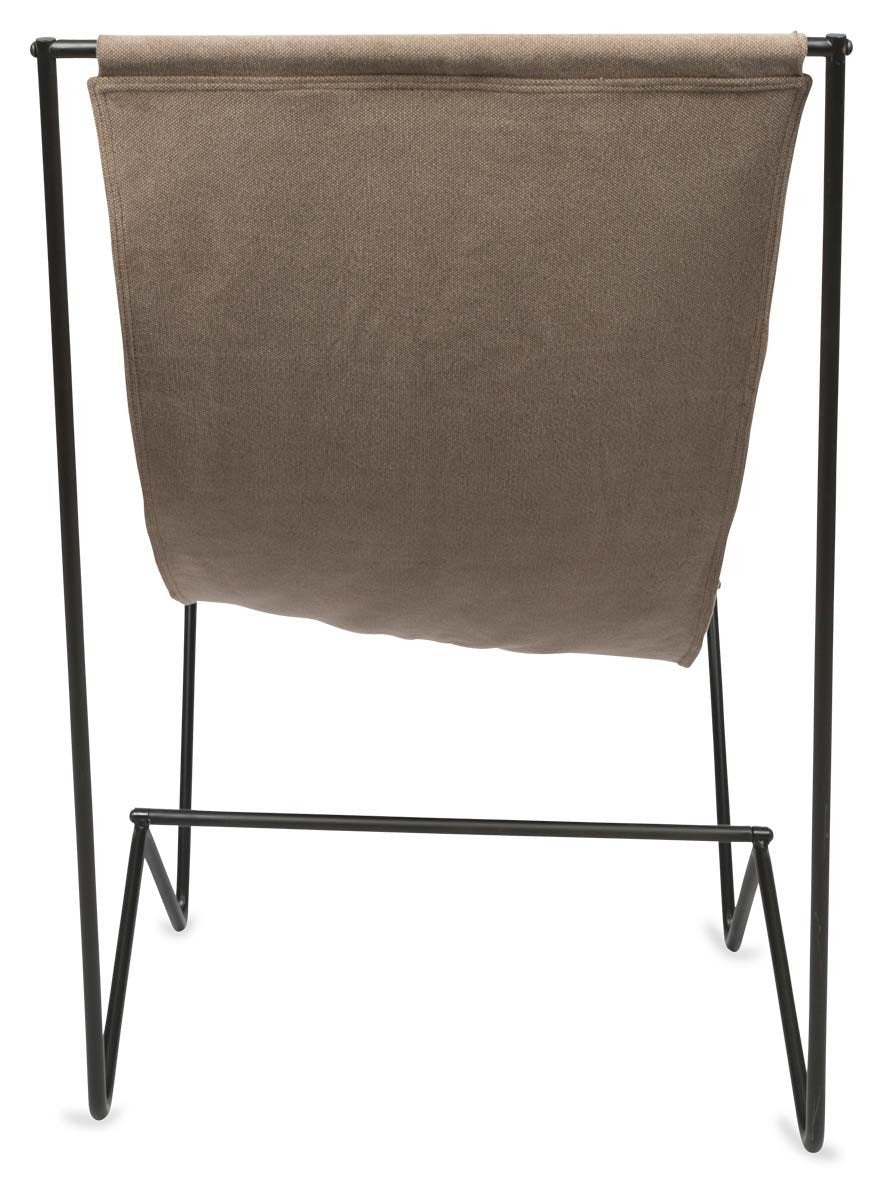 Kiyo Cotton Slouch Chair with Iron Frame Knock Down-abc