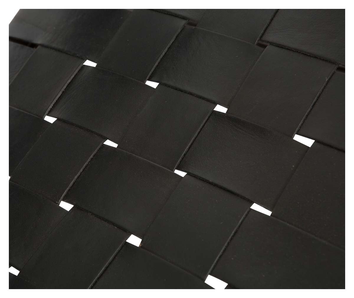 Numadu Leather Weave Dining Chair with Wooden Legs-abc