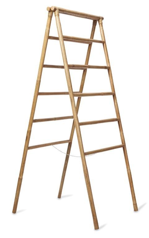 Rattan Folding Ladder - Natural-Living-Home & Giftware-Default Title---abc