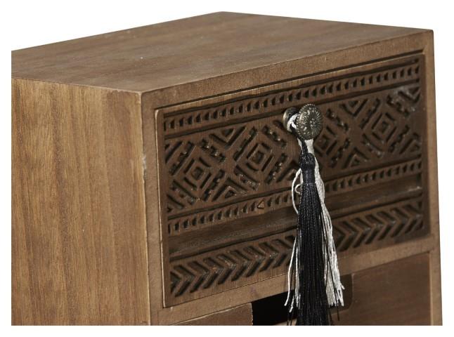 Phoenix Wooden 3 Drawer Storage - Brown-Living-Home & Giftware-Default Title---abc