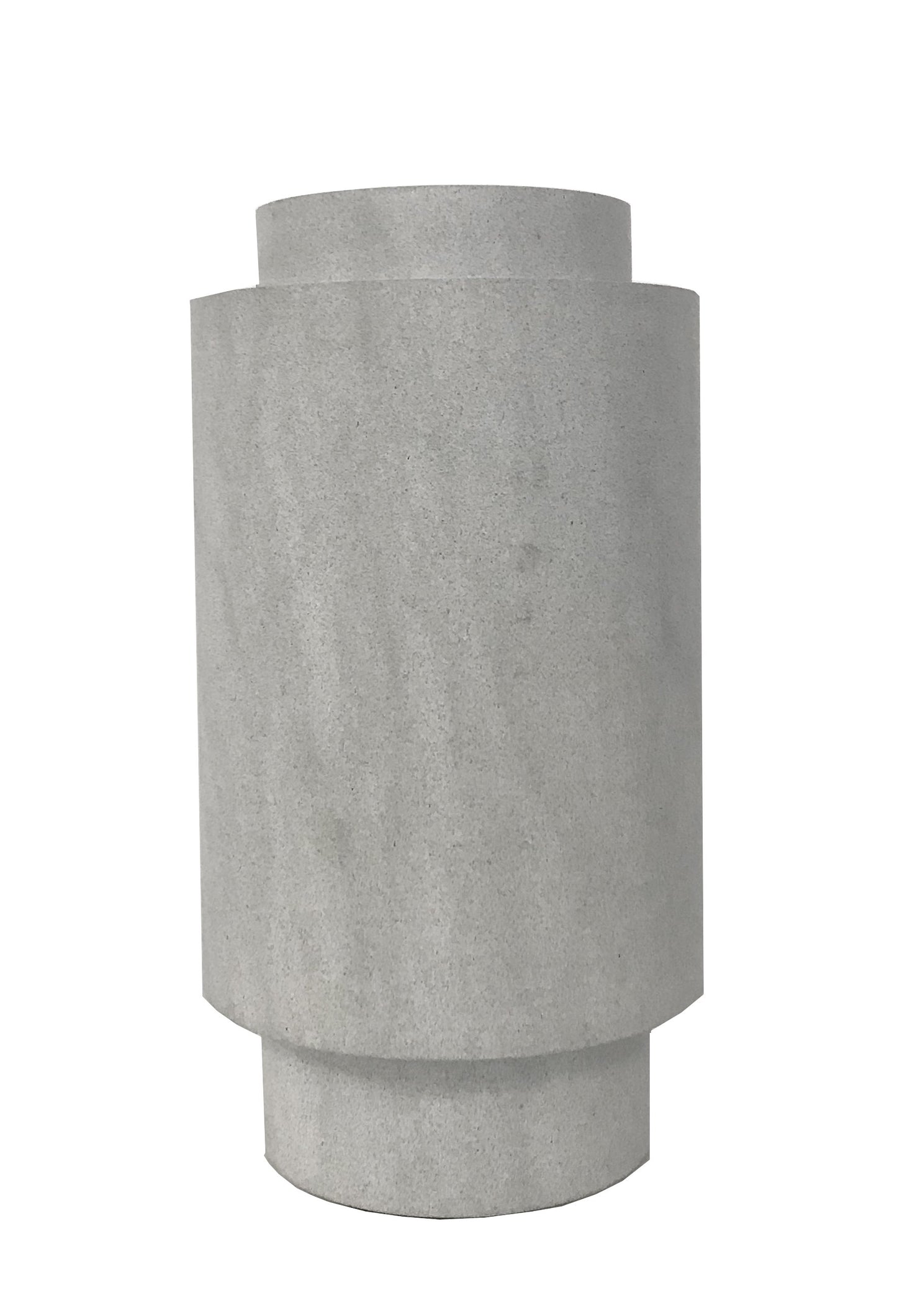 Kez Stone Vase Large Pale Grey-abc