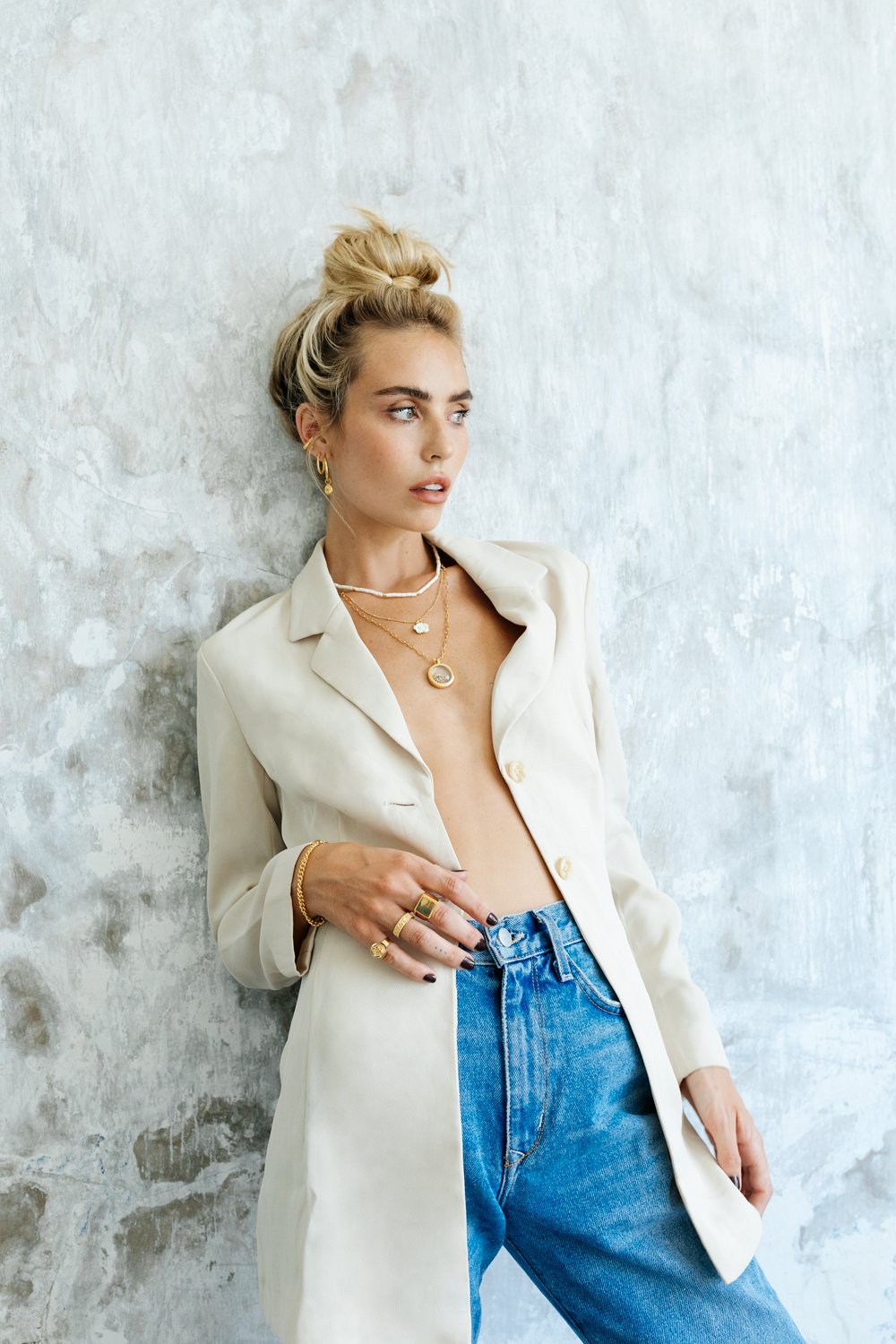 Kissed by the sun necklace pendant gold plated-abc