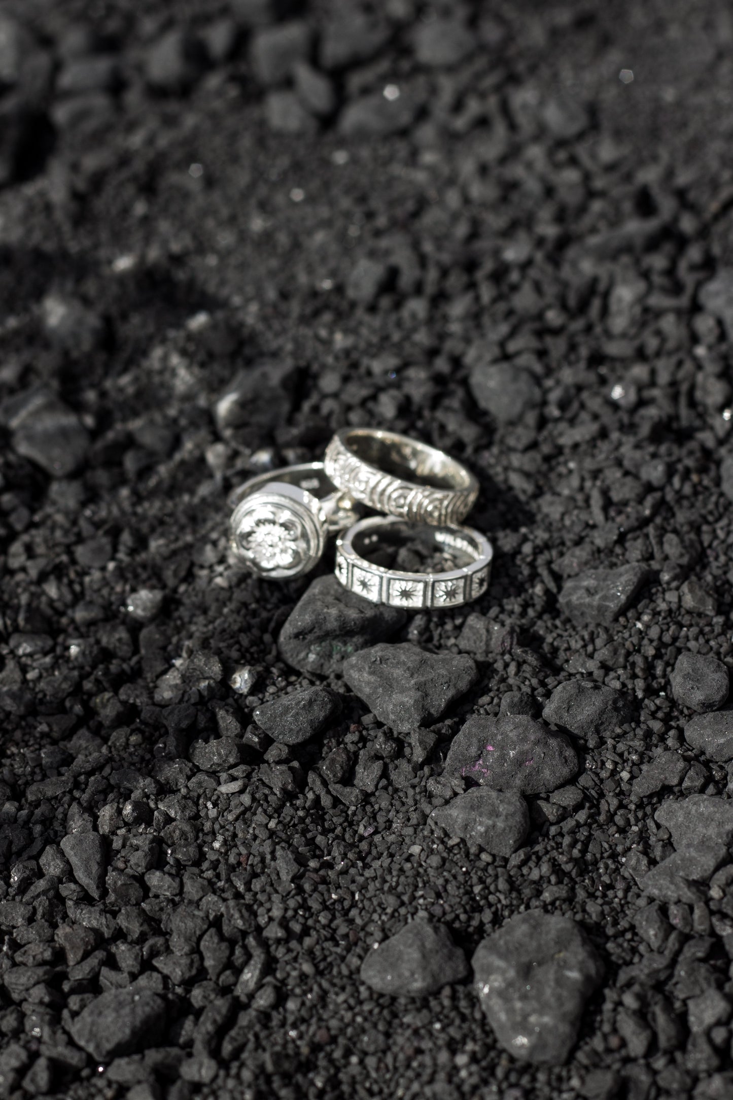 Kissed by the sun ring silver-abc