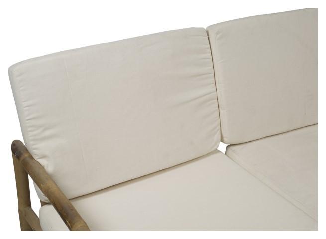 Ibiza Bamboo Sofa with Cushion - Natural/White-abc