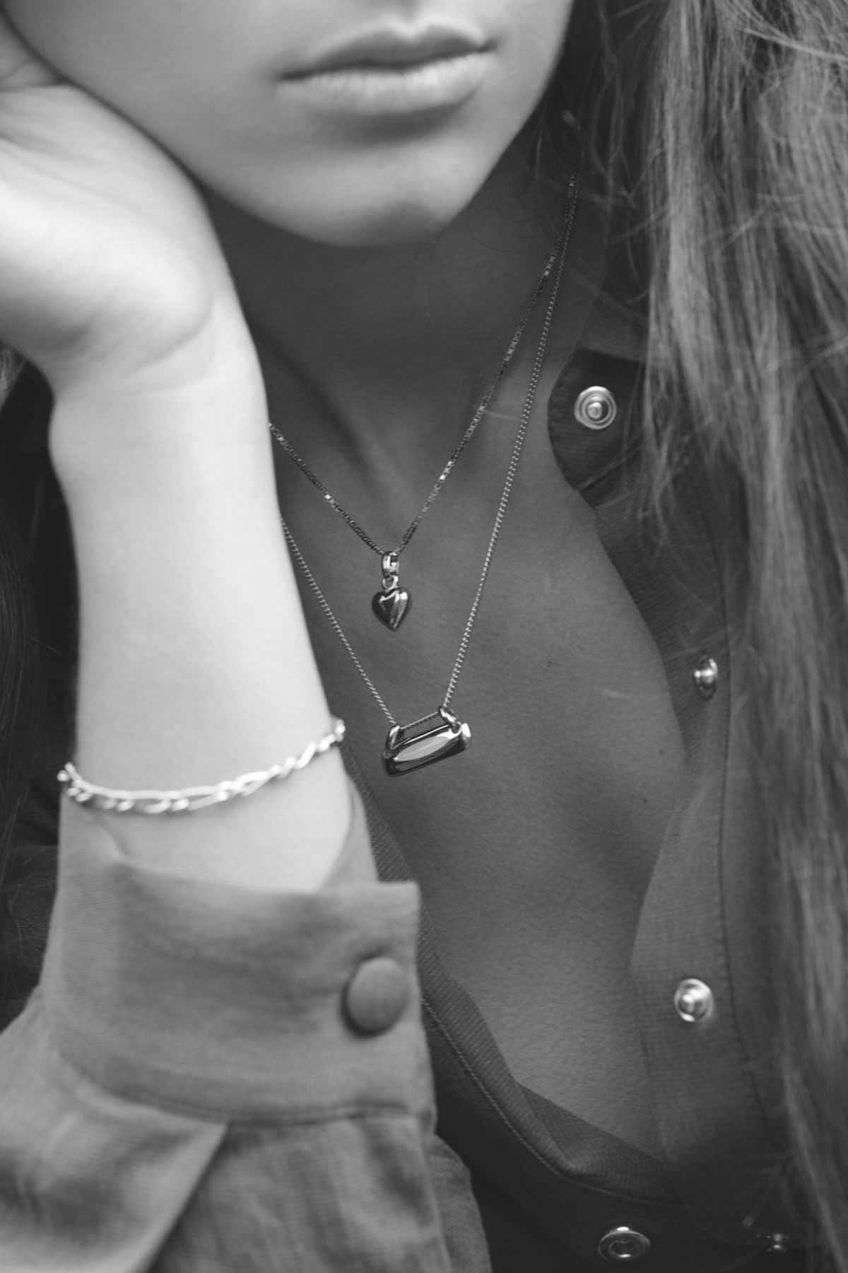 L'amour pendant silver-abc