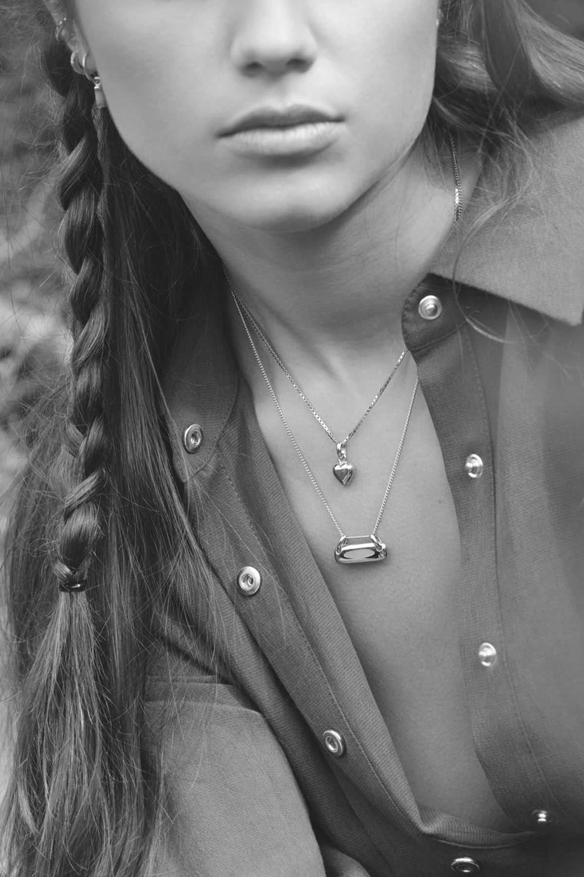 L'amour pendant silver-abc