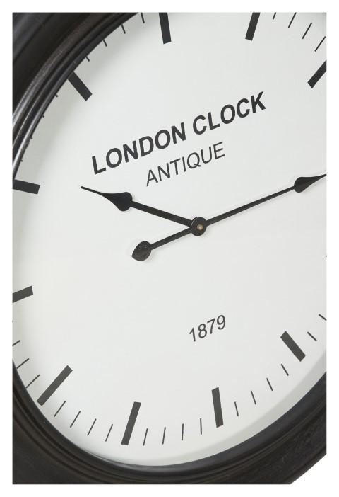 London Classic Wooden Wall Clock - Black-abc