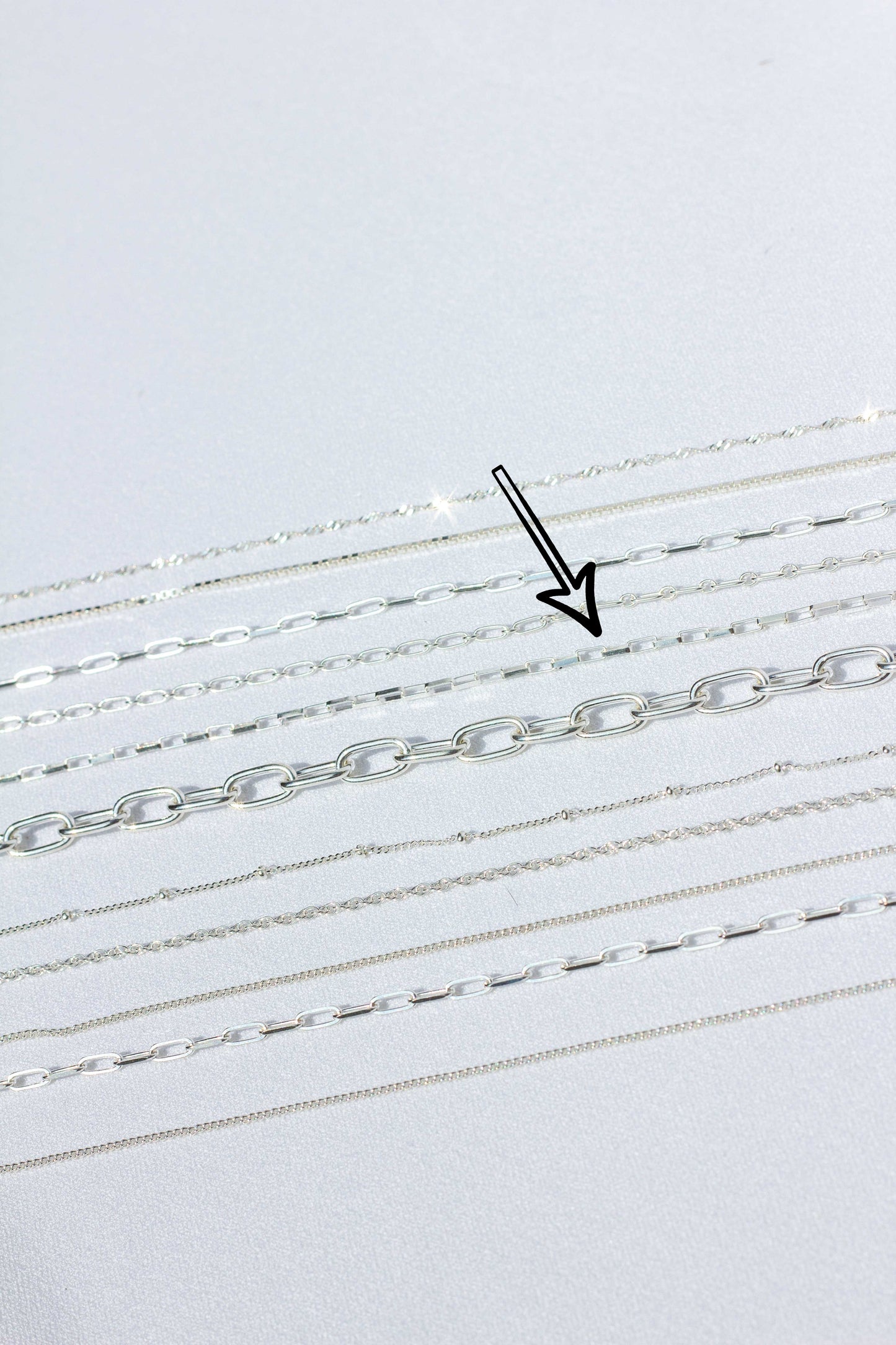 Medium square silver (40cm)-abc