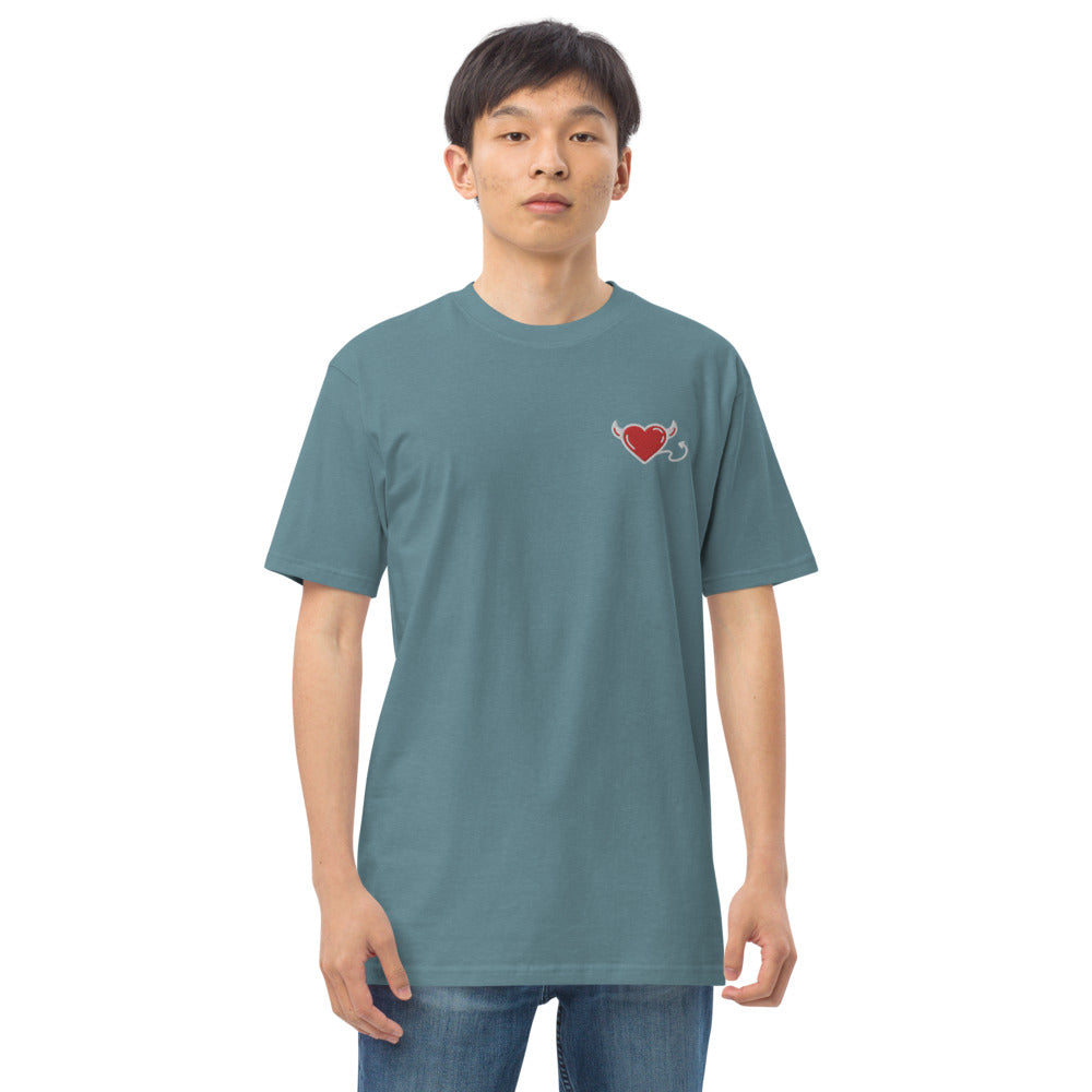 Men’s premium heavyweight tee-abc