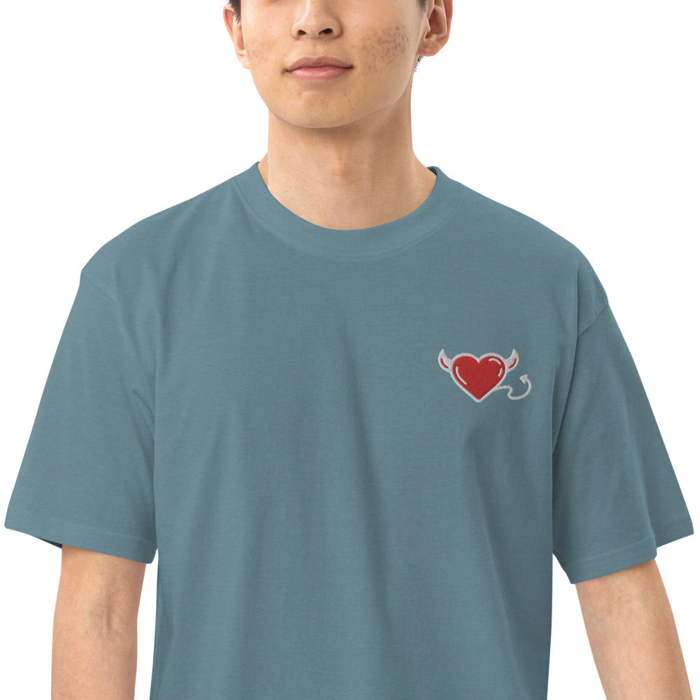 Men’s premium heavyweight tee-abc
