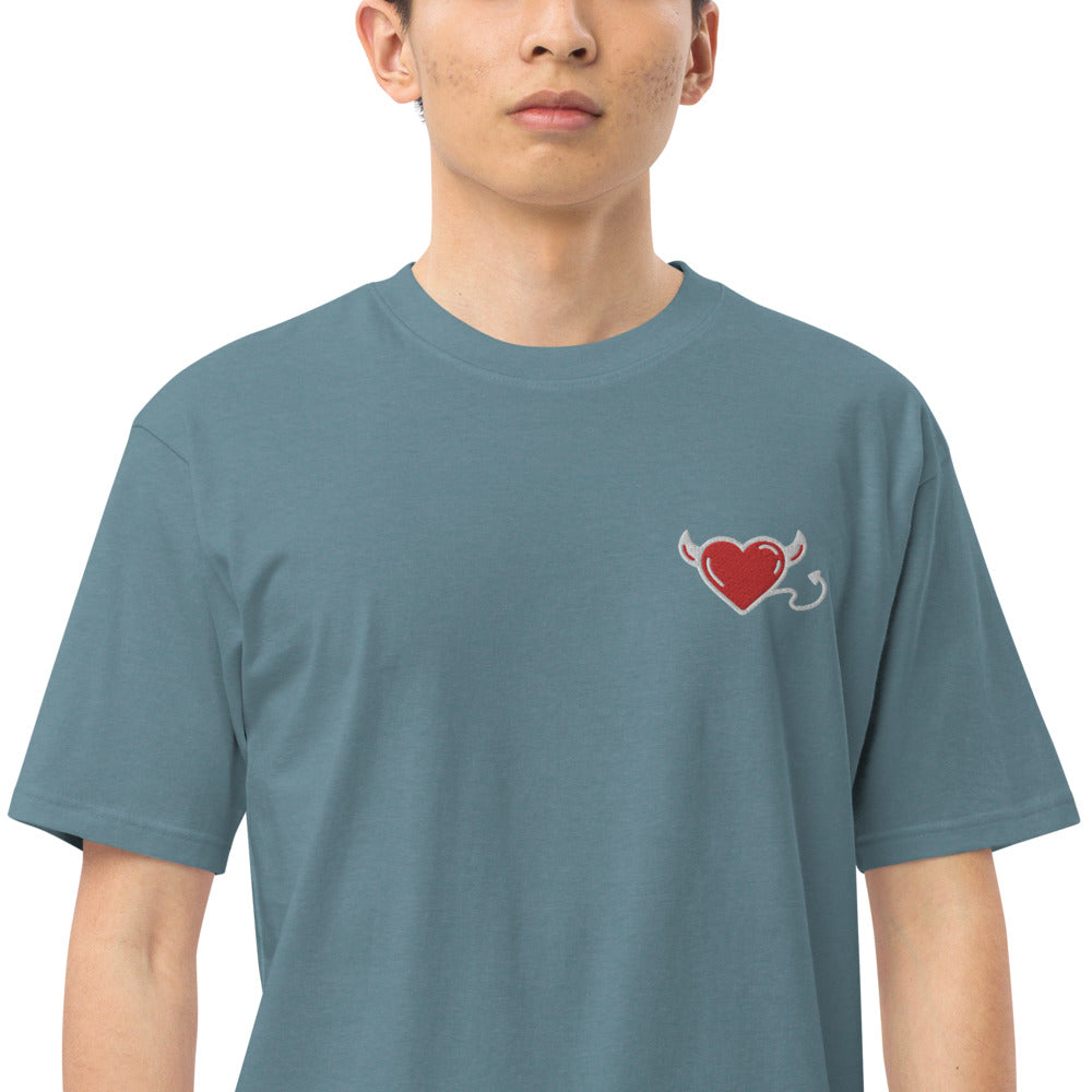 Men’s premium heavyweight tee-abc