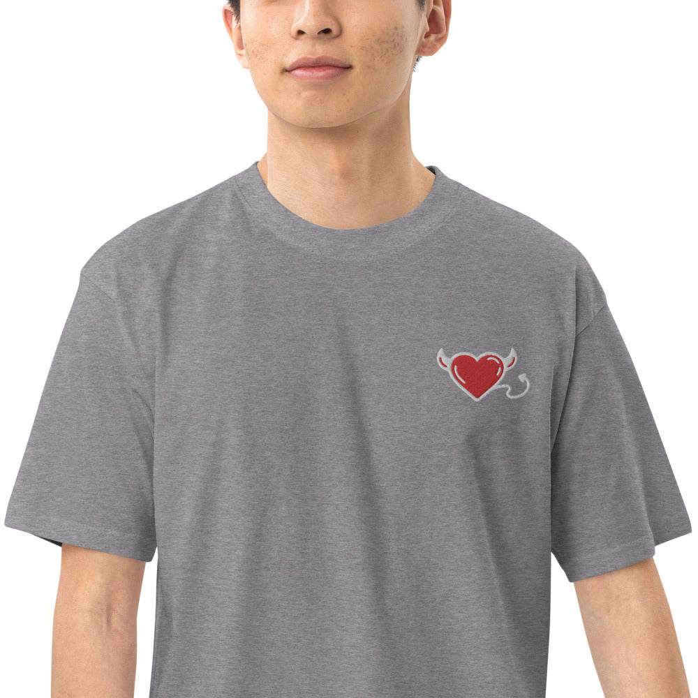 Men’s premium heavyweight tee-abc