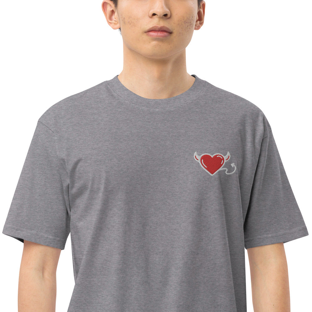 Men’s premium heavyweight tee-abc