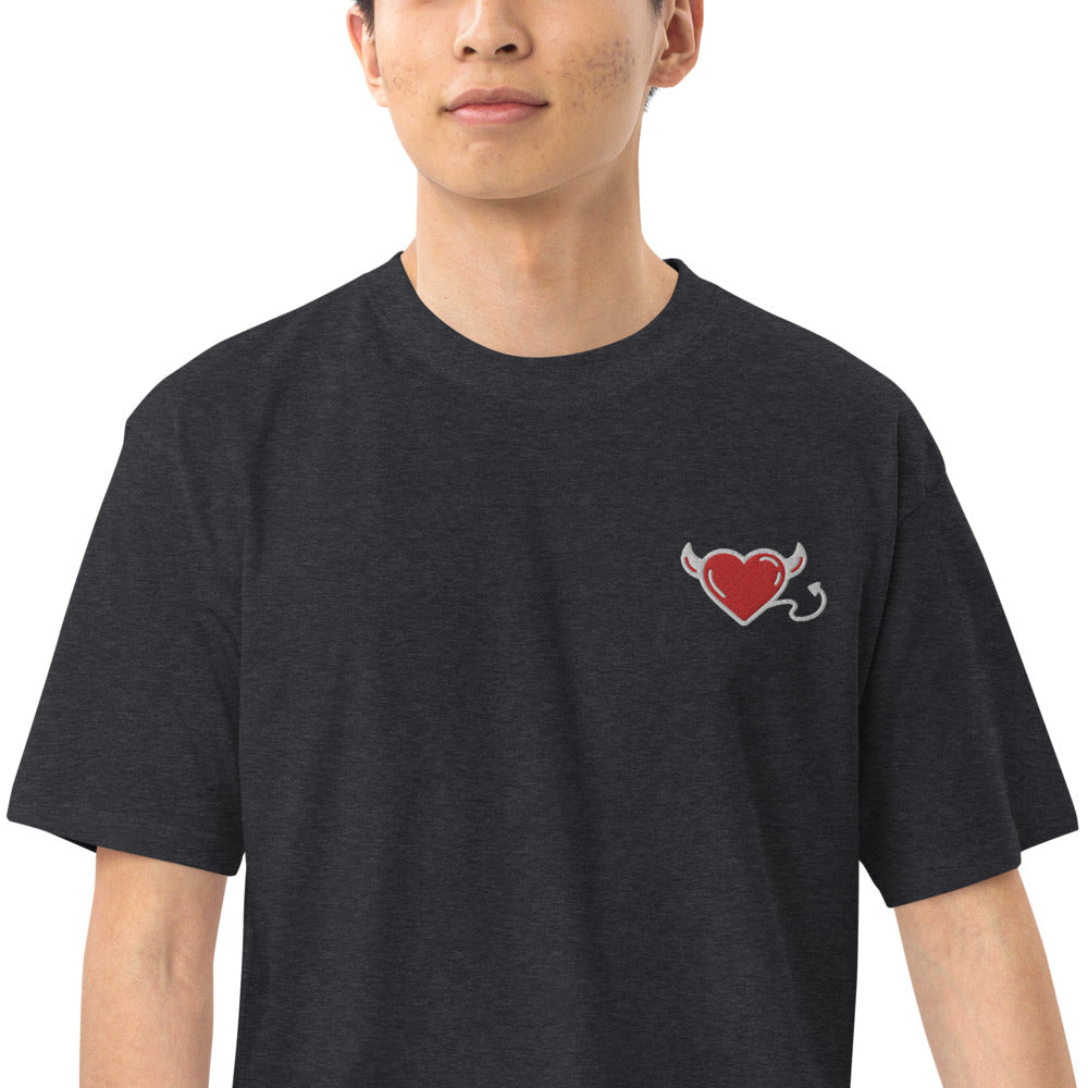 Men’s premium heavyweight tee-abc