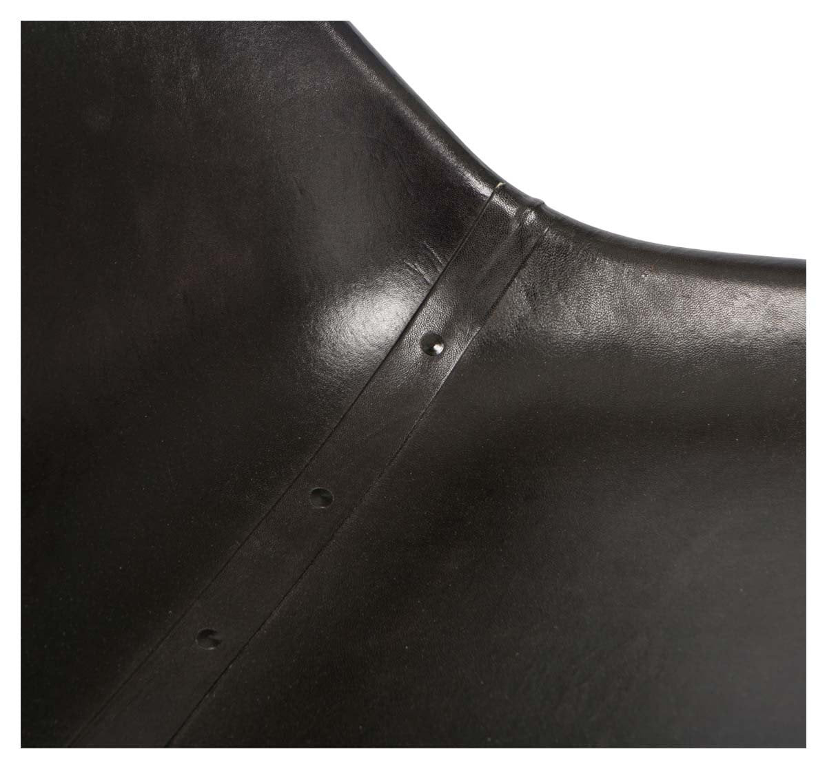 Elm Leather Bar Stool with Iron Legs-abc