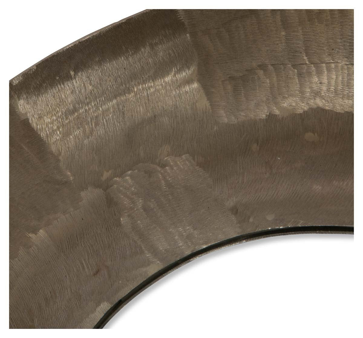 Bromley Aluminium Round Mirror Large-abc