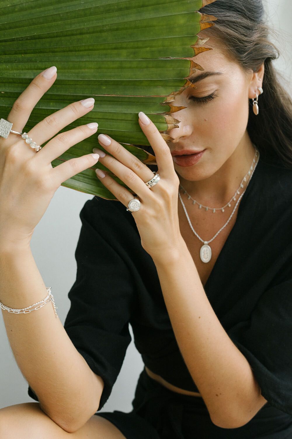 Lucky pinky ring silver-abc