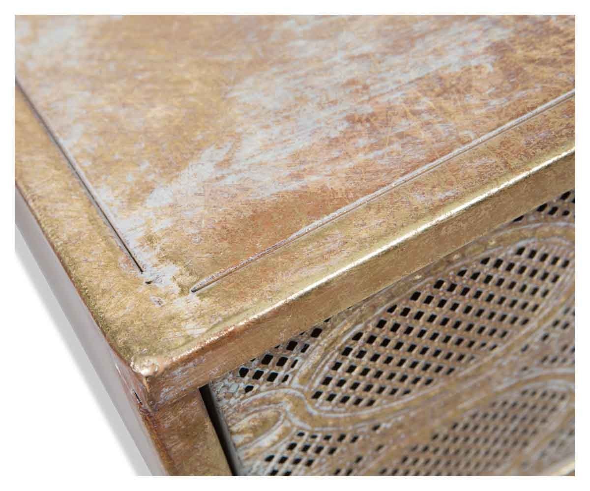 Filigree Metal Console Knock Down-abc